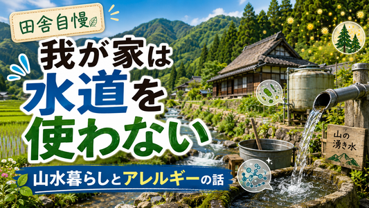 水道が使える地域は田舎ではない