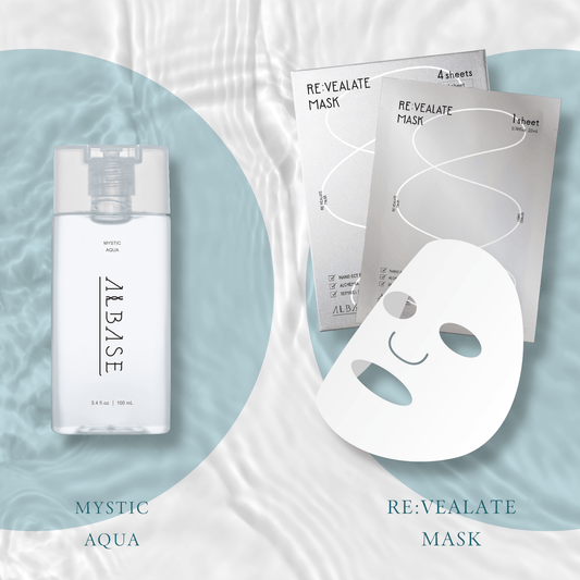 【セット割10％OFF】リベレイトマスク4枚入BOX1箱＋ミスティックアクア1本